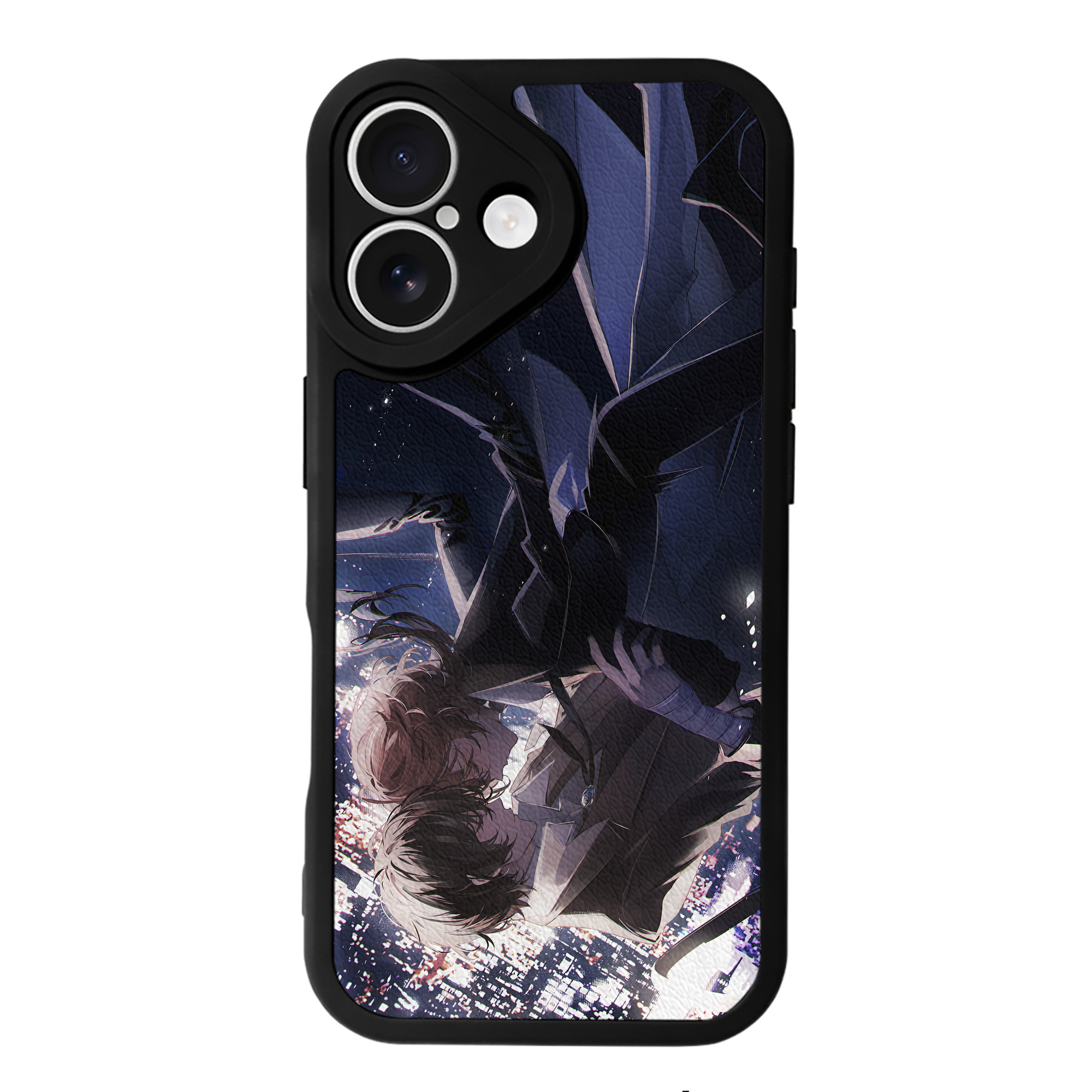 （画像用） 文豪ストレイドッグス Bungo Stray Dogs 【iPhone 16シリーズ対応】シリコンスマホケース（レザー調） 材質：シリコン